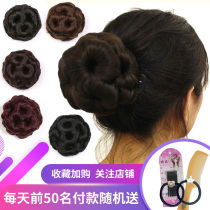 Wig womens hair bag nine flower claws wig ring girl hair bride ball hair bag grab clip flower head