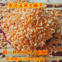 Northeast farmer corn dregs bract rice large stubble stupid ballast Corn ballast porridge rice Cha Gao Zi