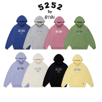 Korea autumn winter oioi hooded pullover 5252 byo oi letter embroidered sweater men and women couples casual hoodie
