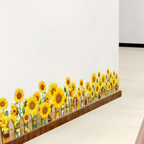 Decorative stickers corner bedroom wall stickers self-adhesive wallpaper 3D stereo wall cover ugly background wall painting