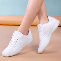 Competitive gymnastics shoes bodybuilding shoes soft-soled square dance shoes womens white childrens competition cheerleading mens training shoes