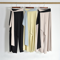 Modern dance practice clothes pants women loose elegant high-legged pants classical dance costumes jazz dance costumes