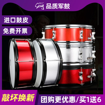 13 14-inch snare drum stainless steel drum team squad drum Western military band musical instrument military music Drum Drum Drum Drum