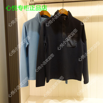 French AIGLE 2022 autumn and winter mens AAW22MFLE00614 half-pull fleece jacket AJ481 AJ482