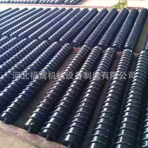 Spiral roller two-way spiral cleaning roller extended and corrective spiral rubber roller custom