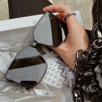  Sunglasses womens 2021 new Korean version of the tide net red glasses wild fashion bundy big face mens driving shaking sunglasses