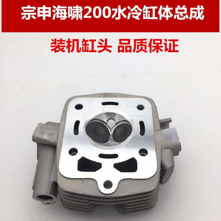Zongshen tricycle accessories ZS200 250 cylinder head water-cooled cylinder head head set milky white