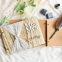 Pan Xi Wooden Forest Department Original Sign-in Book Business Sign-in Book Wedding Sign-in Book Wedding Sign-in Book