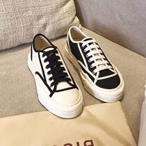 Hong Kong canvas shoes womens summer thin 2021 new small fragrance thick-soled low-top casual board shoes white shoes