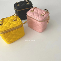 Spot Korean Poisson children and girls mini cute little fragrance with messenger bag 3 colors