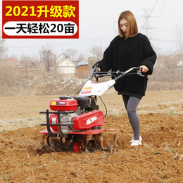 New small diesel micro-Tiller agricultural plow land loosening soil tillage field arable land rotary tiller household