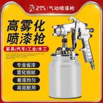 PQ-2 lower pot spray gun paint spray gun high atomization painting furniture wood car paint pneumatic spray paint gun tool