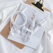 Apple data line protective sheath biter charger protective sleeve iPhone11 7 8 XS XR MAX headphone winder charging wire wound rope anti-snapping mobile phone data line protection