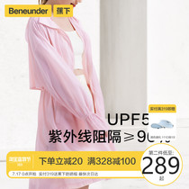 Banana under the bamboo summer anti-UV extended coat sunscreen clothes Sweat-absorbing breathable long-sleeved windbreaker sunscreen clothes for women