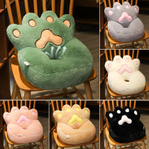 Cute cat claw Four Seasons breathable beautiful hip cushion computer chair cushion office chair cushion pregnant woman thick butt pad