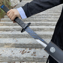 Magic knife thousand blades Large Juhedao wooden knife with sheath Childrens toys 567 Assassin Wu Six seven wooden sword samurai blade