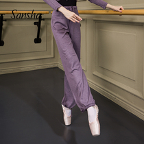 Sansha French Sansha Adult Women Loose Skinny Practice Warm Pants Ballet Pants Straight Pants Yoga Pants