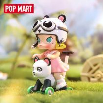 POPMART Bubble Mart MOLLY panda hand-run trend new gift ornaments doll creative