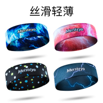 Yoga sports hair band mens basketball fitness running headband anti-skid anti-sweat hair belt sweat hips sweating headscarf women tide