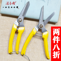 Wang Wuquan Wire cutting trough multi-function electrical scissors 8 inch stainless steel pruning shears Fruit tree branch special pruning shears