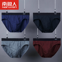 Antarctic 4 boxed men's underwear men's briefs pure cotton youth breathable sexy cute large size pants head