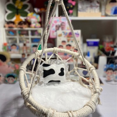 taobao agent Dolls with hanging basket cotton dolls hand -made autumn thousand 20cm15cm10cm baby house furniture suspension