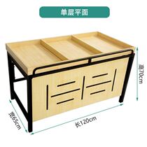 Shangchao fruit rack storage rack convenience store small trapezoidal fruit shelf wooden dry goods store stacker container