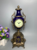 Antique antique miscellaneous pure brass clock clock home decoration copper supplies
