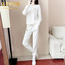 Italian ZPPSN Casual Suit Womens New Loose Fashion Foreign Air Display Slim Running Sportswear Two Sets