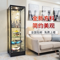 Hand-held Display Cabinet ornaments glass gift cabinet prizes transparent cosmetics shelf landscape model Lego showcase