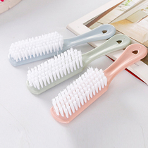 Shoe brush multifunctional household shoe washing cleaning laundry board brush bristles Plastic long handle shoeshine tools do not hurt shoes