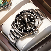 Designer Labour Swiss Watch Green Water Ghost Mens Mechanical Watch Subs WATERPROOF LUMINOUS BLACK WATER GEEK MALE WATCH