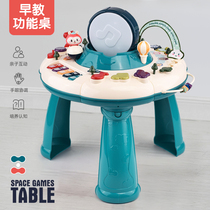 Childrens learning table boys multifunctional early education game table baby toy table Girl Puzzle gift