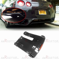 R35 GTR modified OE nismo carbon fiber rear bottom plate rear spoiler 12 mid-term with brake lights