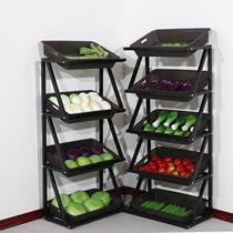 Supermarket fruit and vegetable rack display rack Creative multi-layer vegetable rack Convenience store fruit and vegetable rack small snack rack