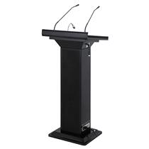 High-end multimedia multi-function podium podium conference host speaker with microphone audio microphone