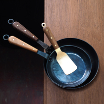 Touch-made walnut handle brass shovel handmade steak spatula original design