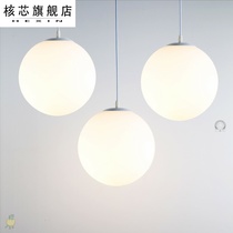 Master bedroom lights Net red explosion style simple modern clothing store bar ball bubble chandelier restaurant aisle light creative one