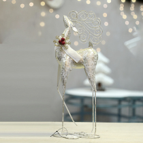 Christmas decorations Wrought Deer Station Deer Sitting Deer Christmas Deer Living Room Decoration Office Dress Up Props