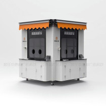 Stainless steel anti - immune pavilion nucleic acid acquisition activity room positive pressure fresh air filtration system anti - vaccination testing workstation