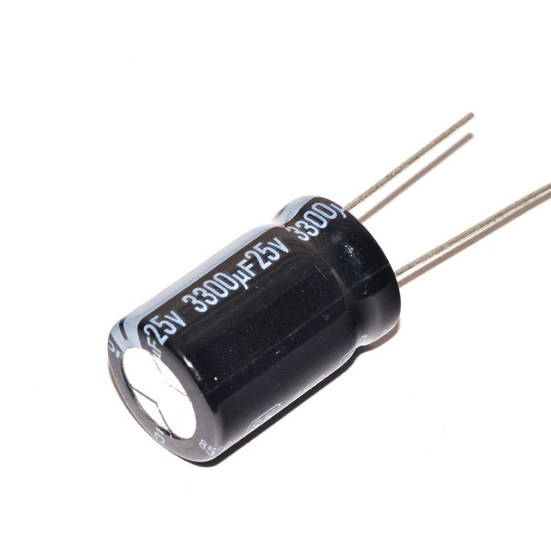 New in-line aluminum electrolytic capacitor 25V 3300UF volume 16 x 25 16X25MM (5)