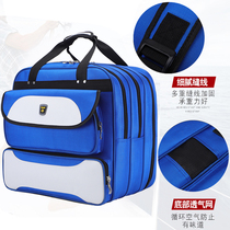Two layers of multifunctional fish protection bag double shoulder fishing waterproof and abrasion-proof fishing gear bag thickened fishing bag