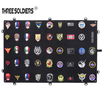 Magic Sticker Arm Badge Containing suede face hanging buckle Show upholstered with indoor personality Decorative Hanging Foldable Finishing Containing