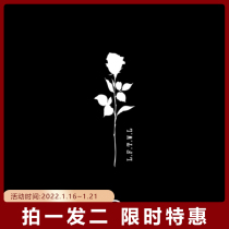 Change again @ become a rose life love herbal tattoo stickers waterproof sexy little fresh female juice stickers