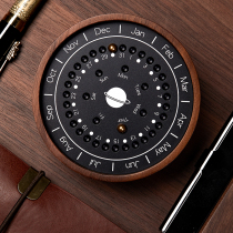 MUSOR planetary sundial perpetual calendar creative desk calendar office desktop calendar magnetic ball ornaments birthday gift