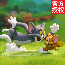 Genuine cat and mouse TOM and JERRY daily life blind box anime tide play hand-made ornaments give gifts