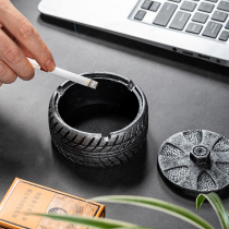 Retro tire styling personality trend ashtray creative home American Nordic ins bar decorations ornaments