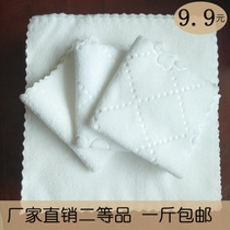 Defective towel treatment Clearance defective towel on the catty sale of inventory tail goods special second-class products do not lose hair square towel