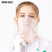 Golf sunscreen mask ladies summer veil breathable bib anti-ultraviolet neck sunshade quick-drying face cover