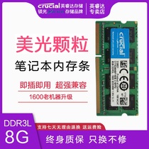 CRUCIAL MICRON ENRIGHT 8G DDR3L 1600 1333 NOTEBOOK MEMORY BAR LOW VOLTAGE COMPUTER 4